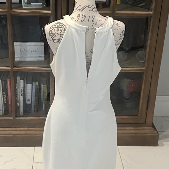 Guess White Dress with Purple Floral Design - Picture 3 of 7